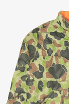 Vintage Green Camouflage Puffer Jacket (1980s)