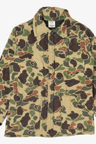 Vintage Green Camouflage Hunting Jacket (1980s)