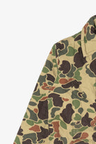 Vintage Green Camouflage Hunting Jacket (1980s)