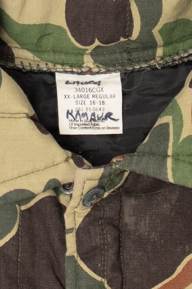 Vintage Green Camouflage Hunting Jacket (1980s)