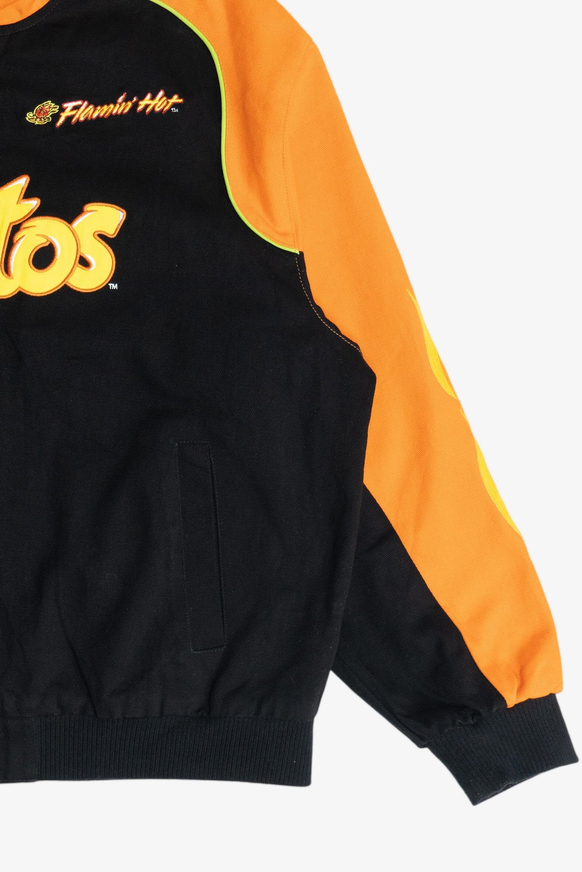 Flamin' Hot Cheetos Embroidered Patches Racing Jacket (2010s)