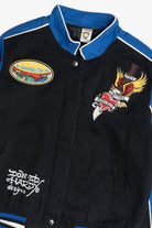Vintage Ed Hardy "Death Before Dishonor" Patch Jacket (2000s)