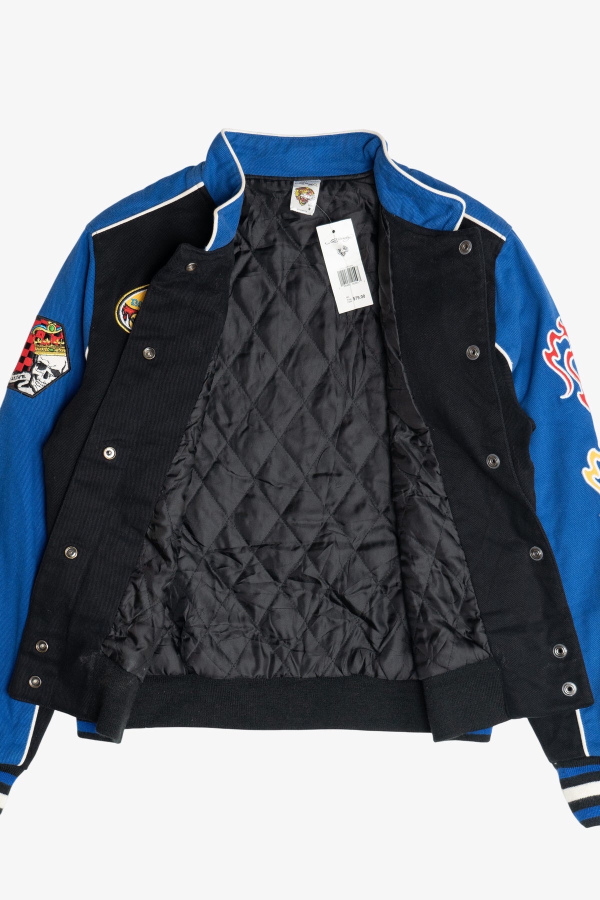 Vintage Ed Hardy "Death Before Dishonor" Patch Jacket (2000s)