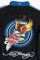 Vintage Ed Hardy "Death Before Dishonor" Patch Jacket (2000s)