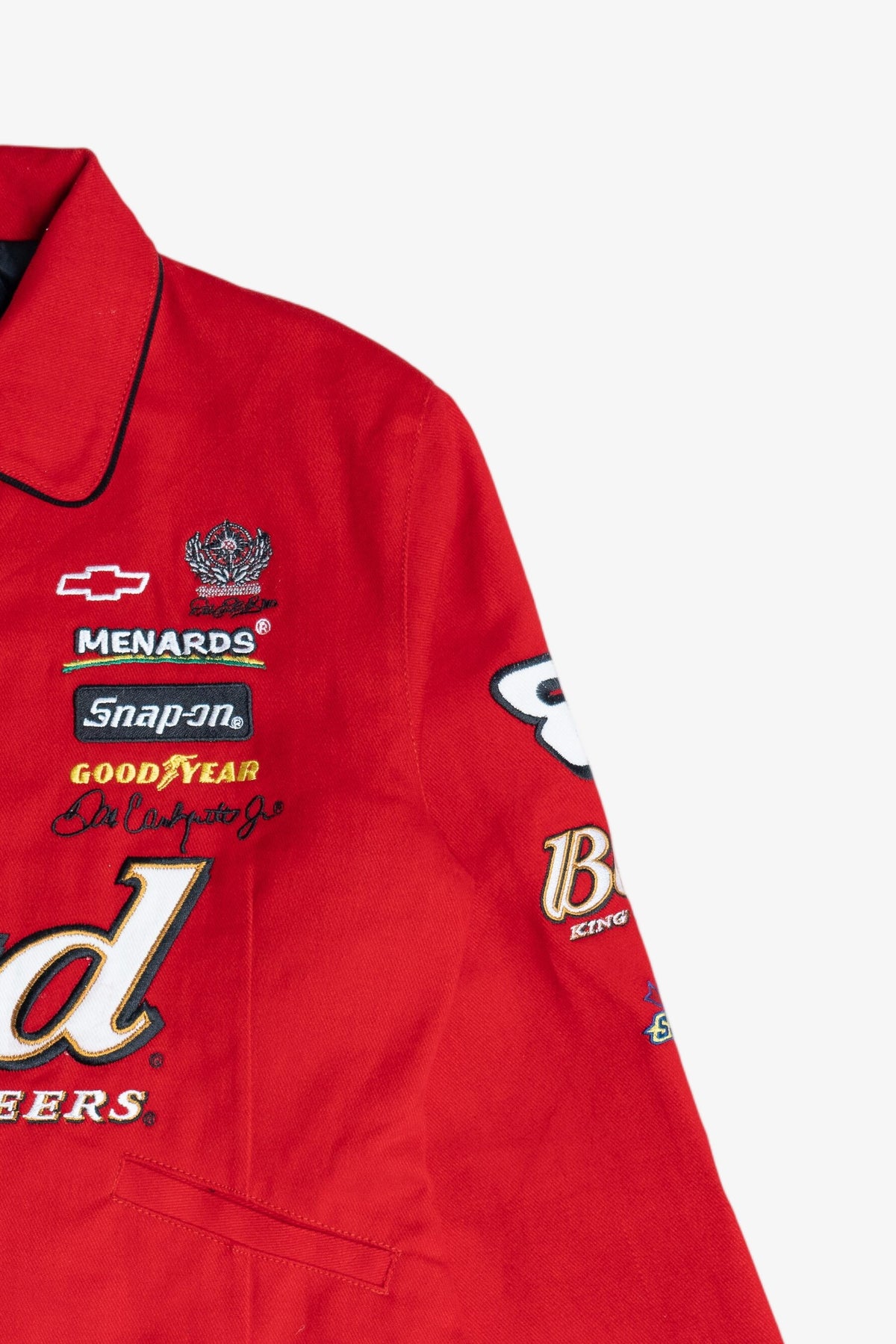 Vintage Dale Earnhardt Bud King Of Beers Chase Authentics Racing Jacket NWT (2000s)