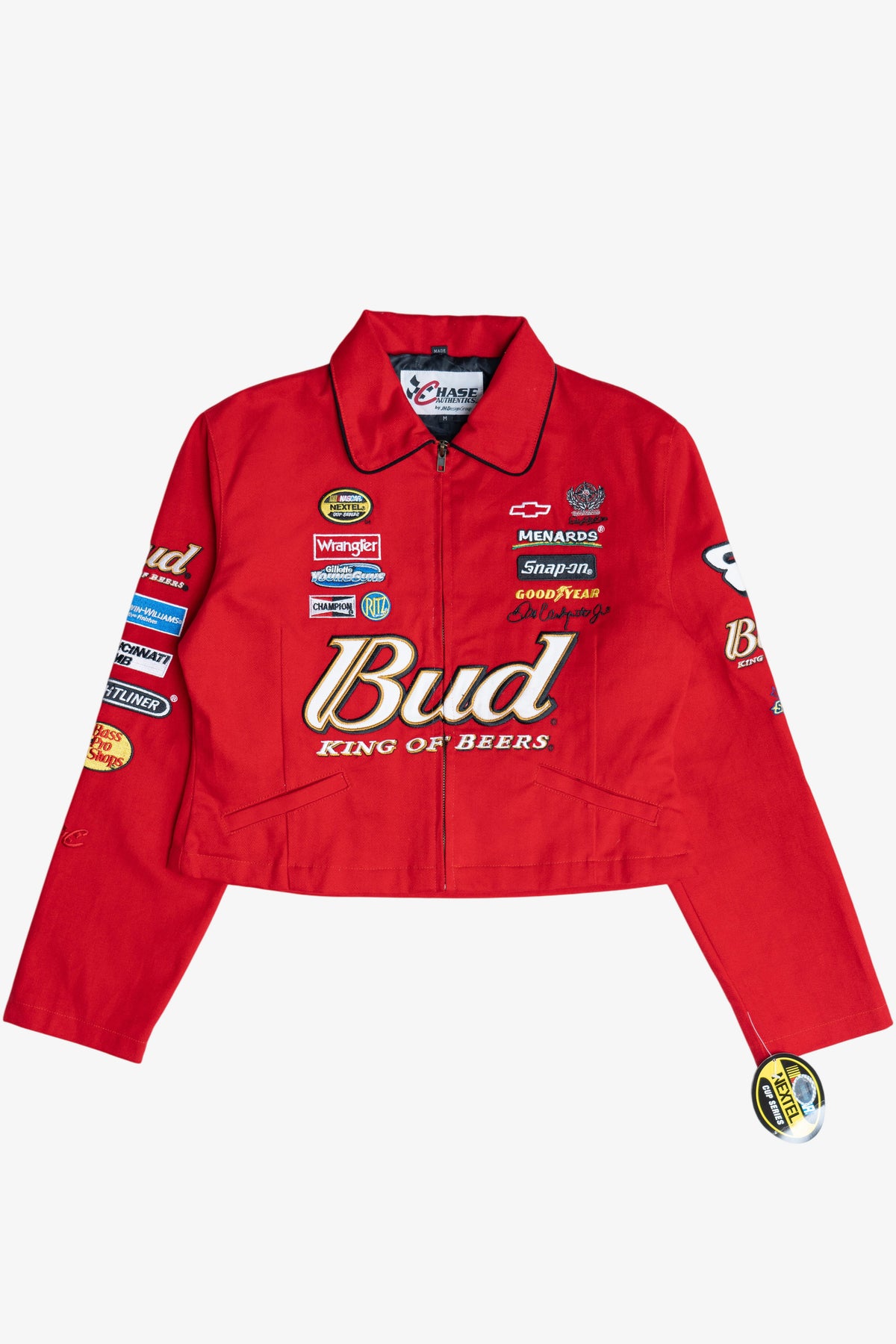 Vintage Dale Earnhardt Bud King Of Beers Chase Authentics Racing Jacket NWT (2000s)