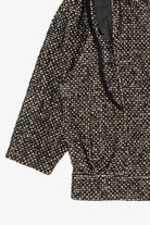 Vintage Braetan Tweed Leather Trimmed Jacket (1980s)