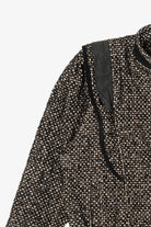 Vintage Braetan Tweed Leather Trimmed Jacket (1980s)