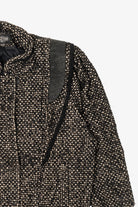 Vintage Braetan Tweed Leather Trimmed Jacket (1980s)