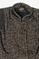 Vintage Braetan Tweed Leather Trimmed Jacket (1980s)
