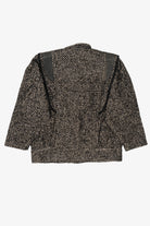 Vintage Braetan Tweed Leather Trimmed Jacket (1980s)