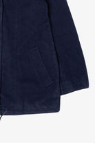 Vintage Navy Blue Authentic Mackintosh Vestcoat Hooded Jacket (1970s)