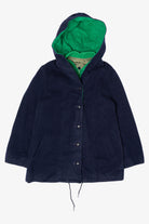 Vintage Navy Blue Authentic Mackintosh Vestcoat Hooded Jacket (1970s)