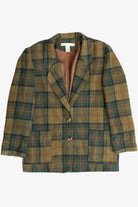 Vintage The Limited Flannel Double Pocket Blazer (2000s)