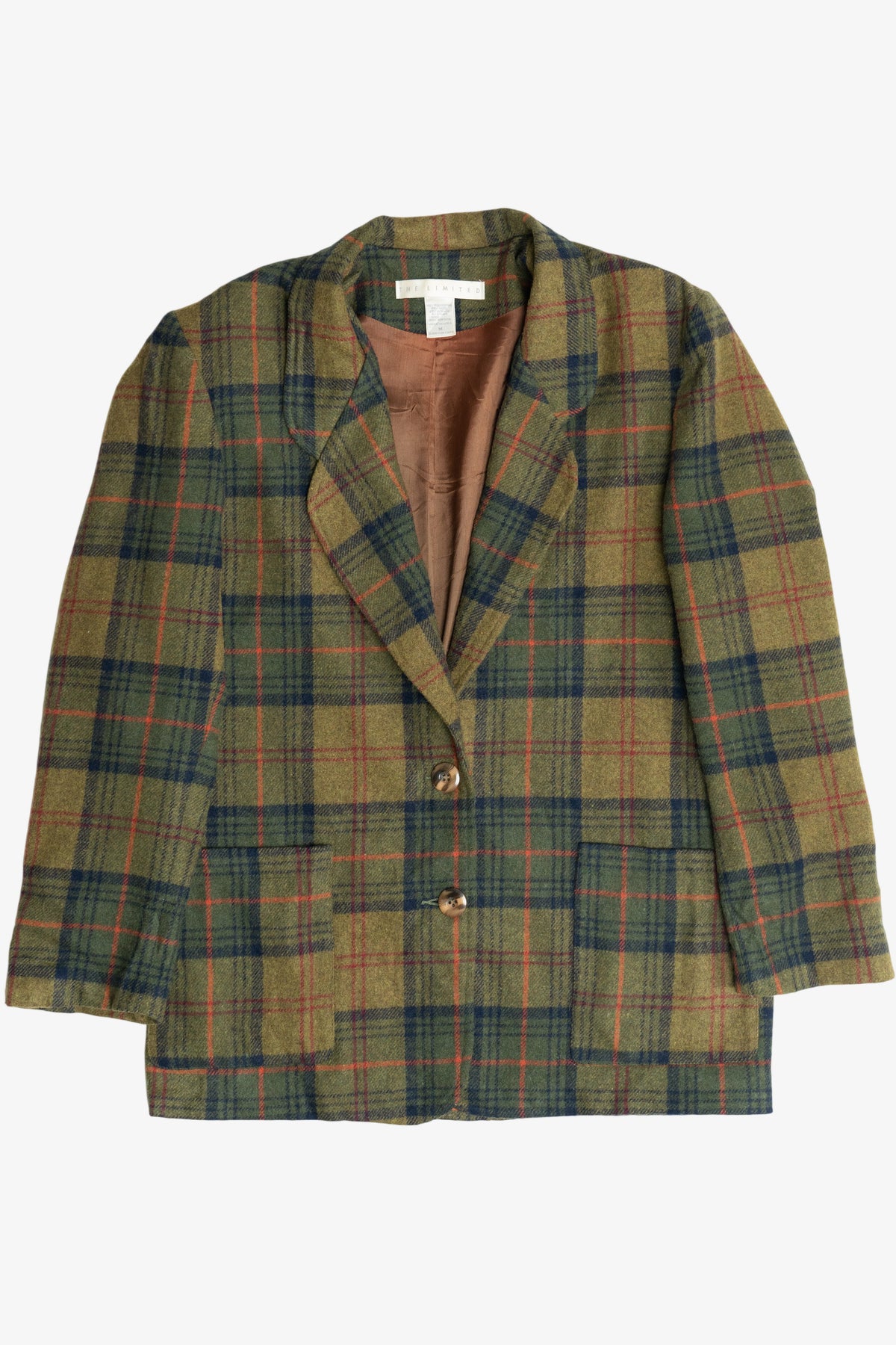 Vintage The Limited Flannel Double Pocket Blazer (2000s)