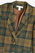 Vintage The Limited Flannel Double Pocket Blazer (2000s)
