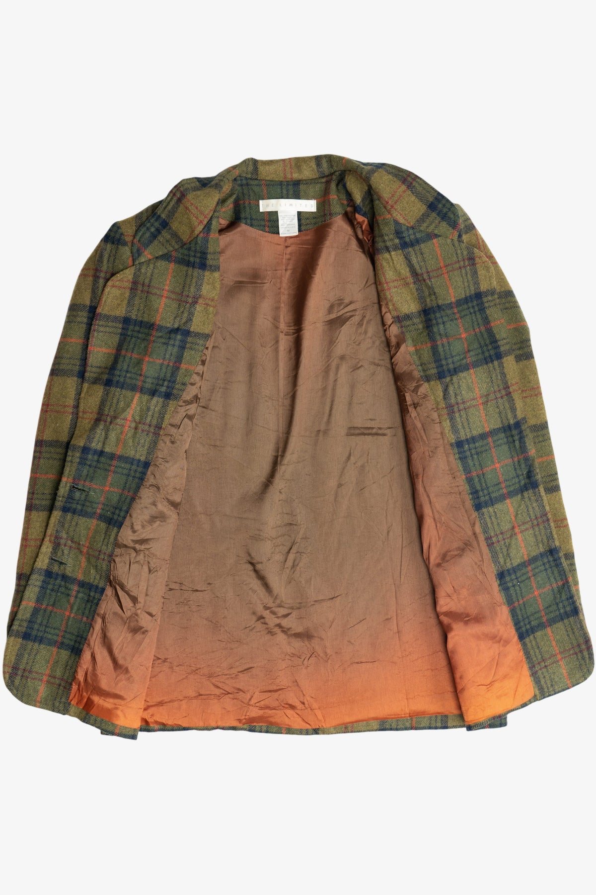 Vintage The Limited Flannel Double Pocket Blazer (2000s)