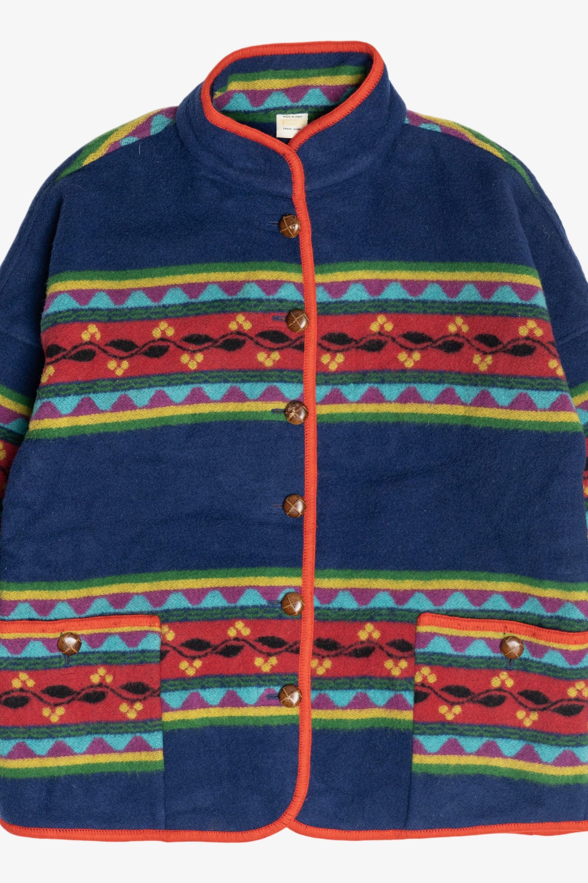 Vintage United Colors of Benetton Aztec Wool Jacket (1990s)