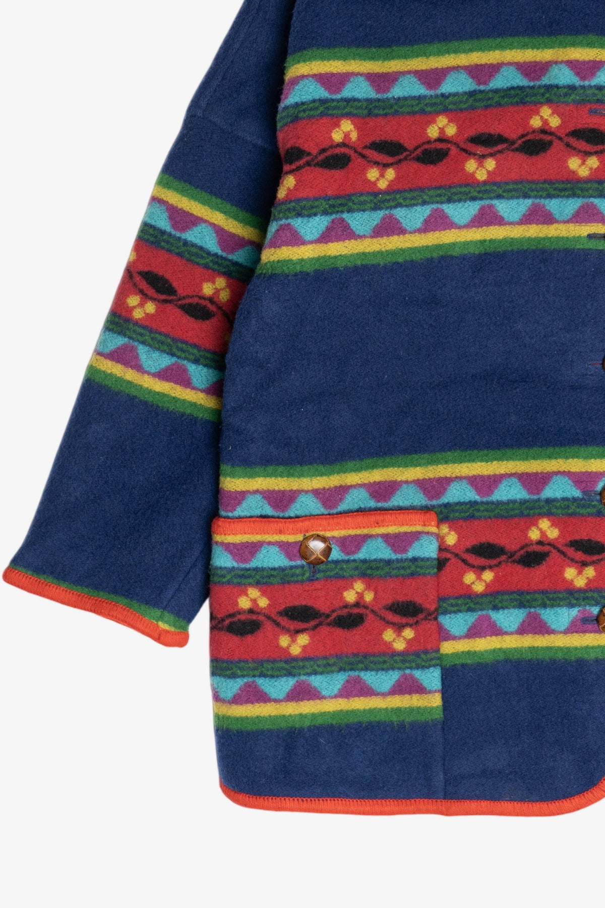 Vintage United Colors of Benetton Aztec Wool Jacket (1990s)