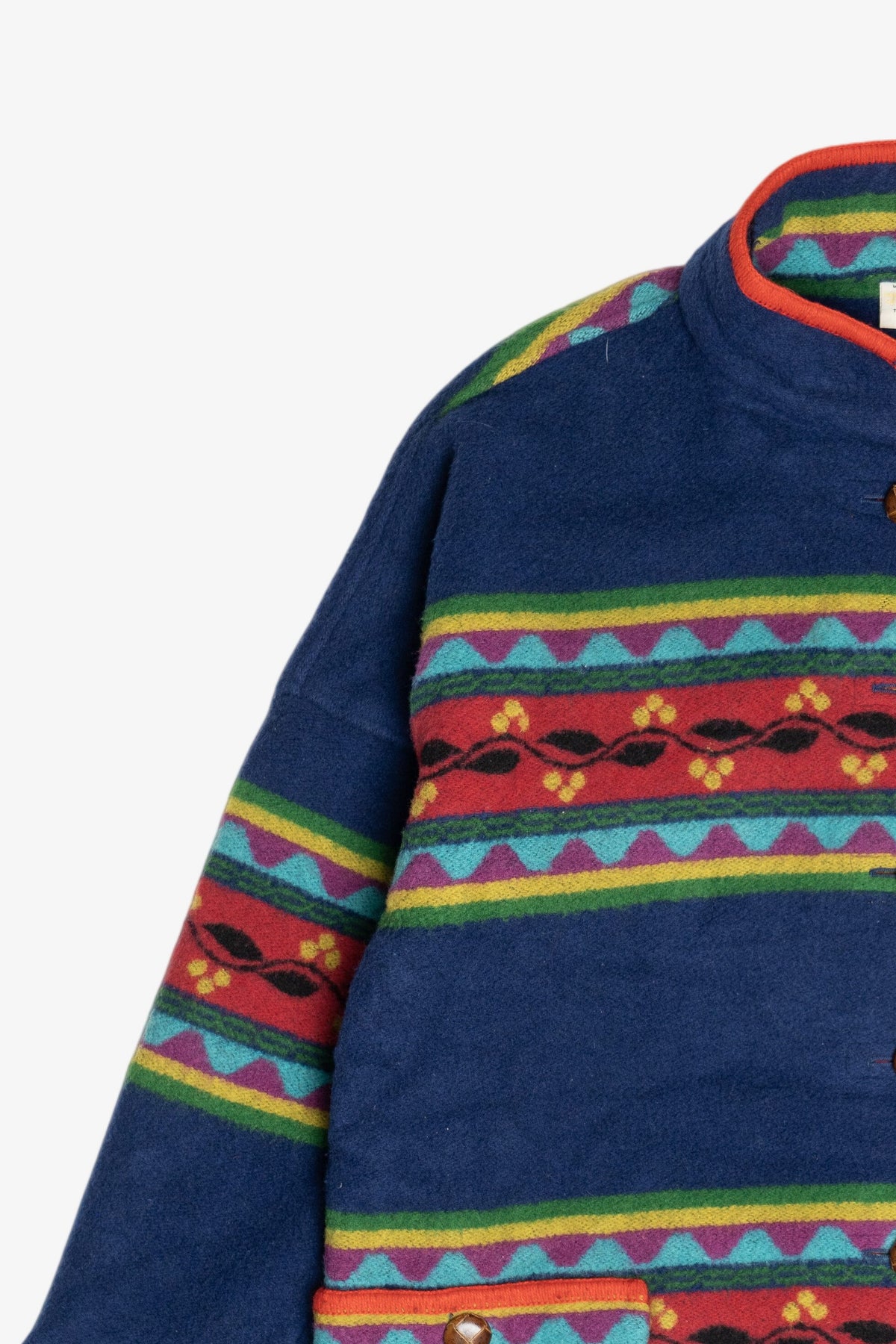 Vintage United Colors of Benetton Aztec Wool Jacket (1990s)