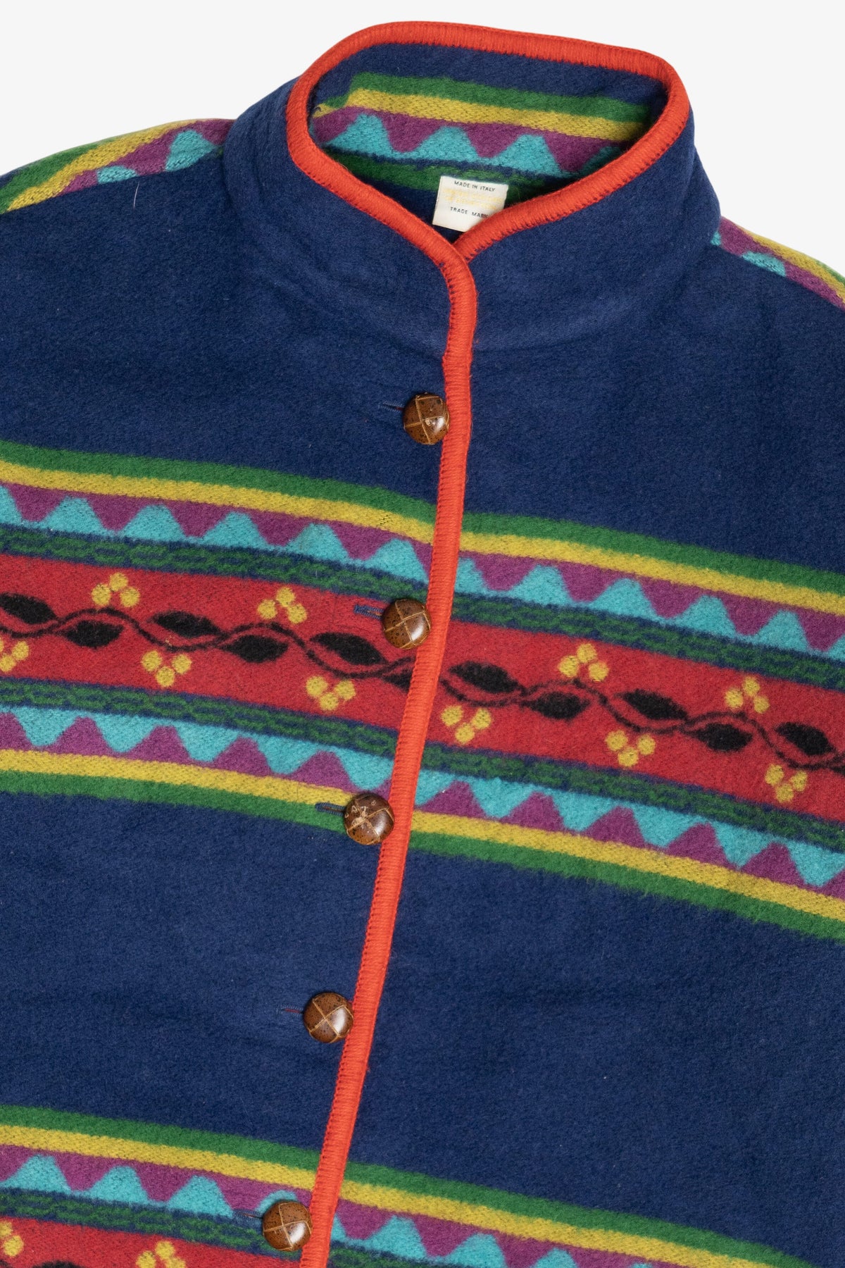 Vintage United Colors of Benetton Aztec Wool Jacket (1990s)