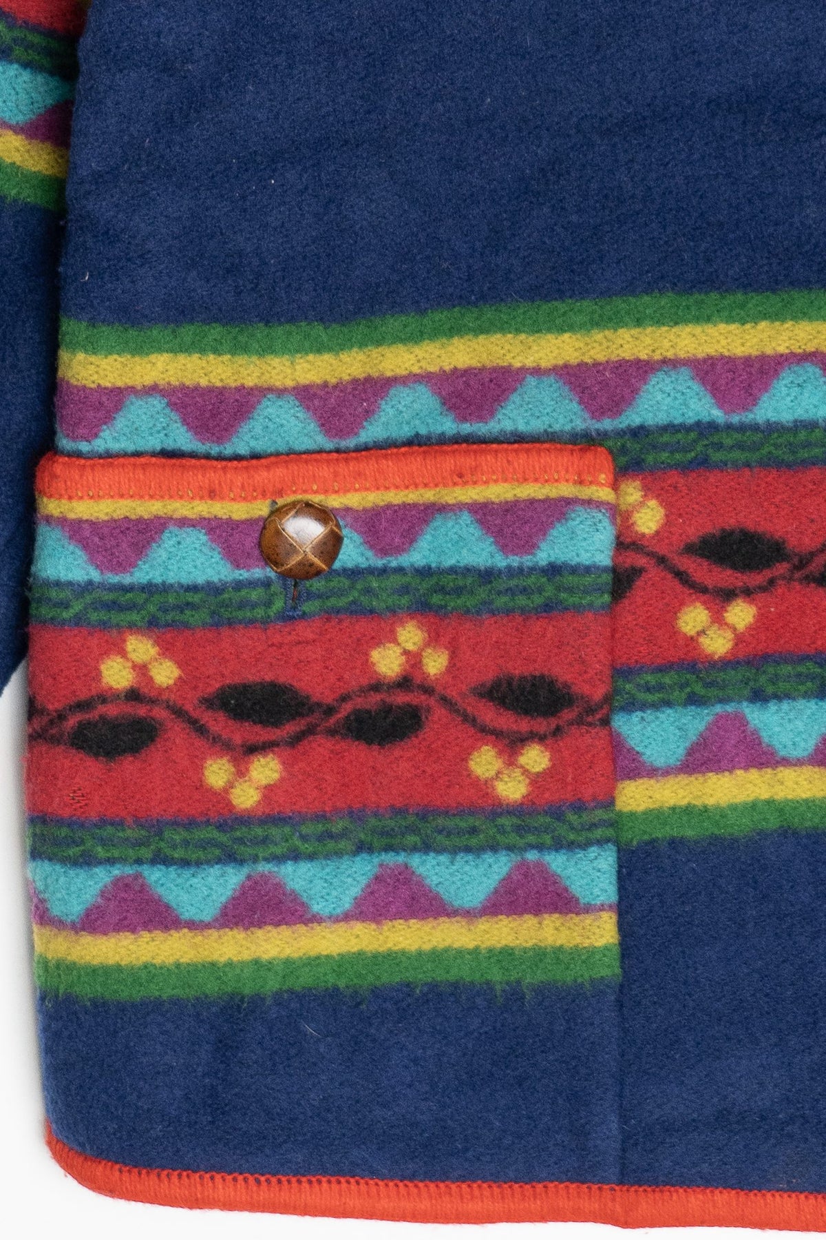 Vintage United Colors of Benetton Aztec Wool Jacket (1990s)