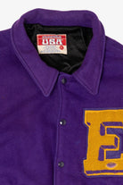 Vintage Purple Awards USA Athletic Bomber Jacket (1990s)