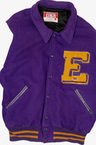 Vintage Purple Awards USA Athletic Bomber Jacket (1990s)