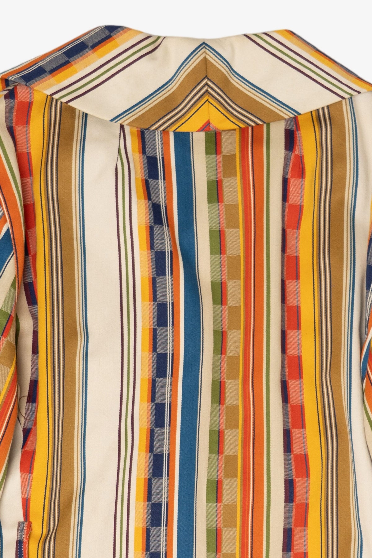 Vintage Striped Colorful I.Magnin & Co. Long Coat (1970s)