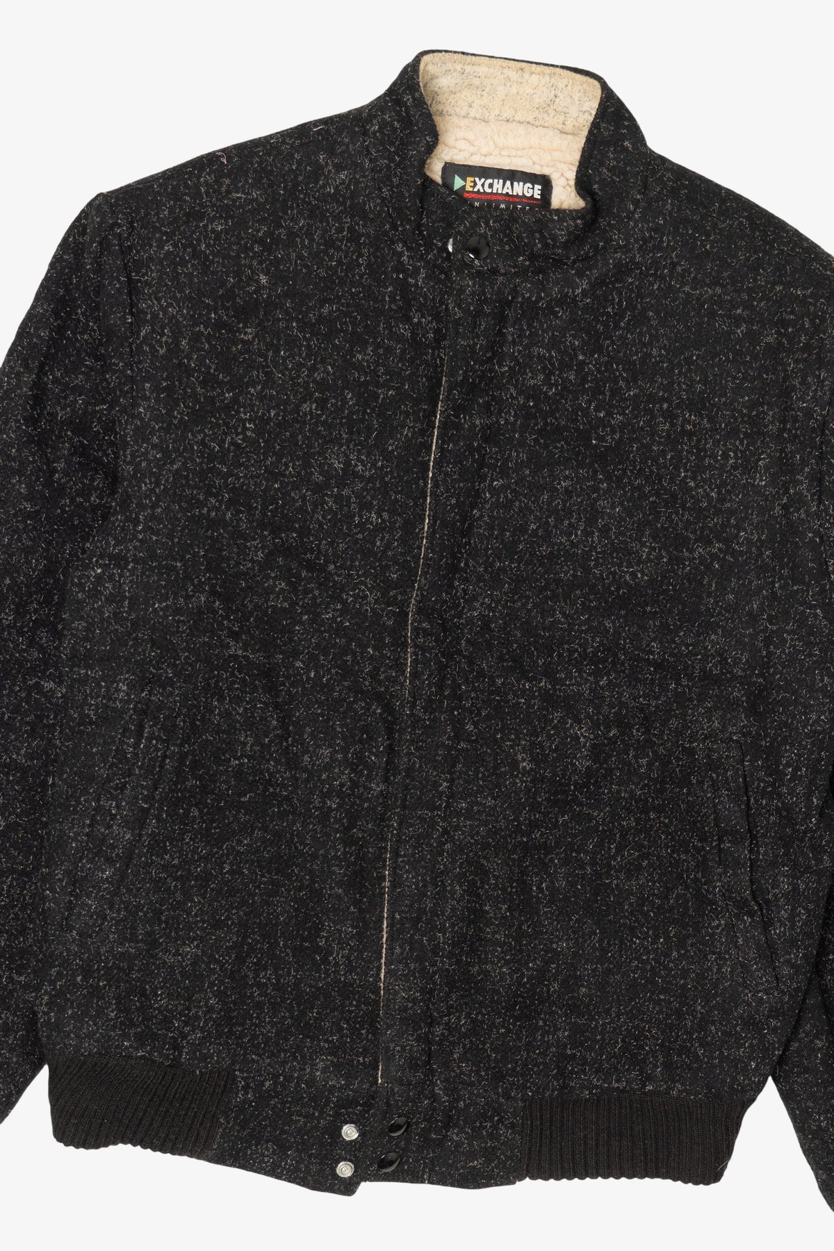 Vintage Exchange Unlimited Faux Fur Lined Jacket (1990s)