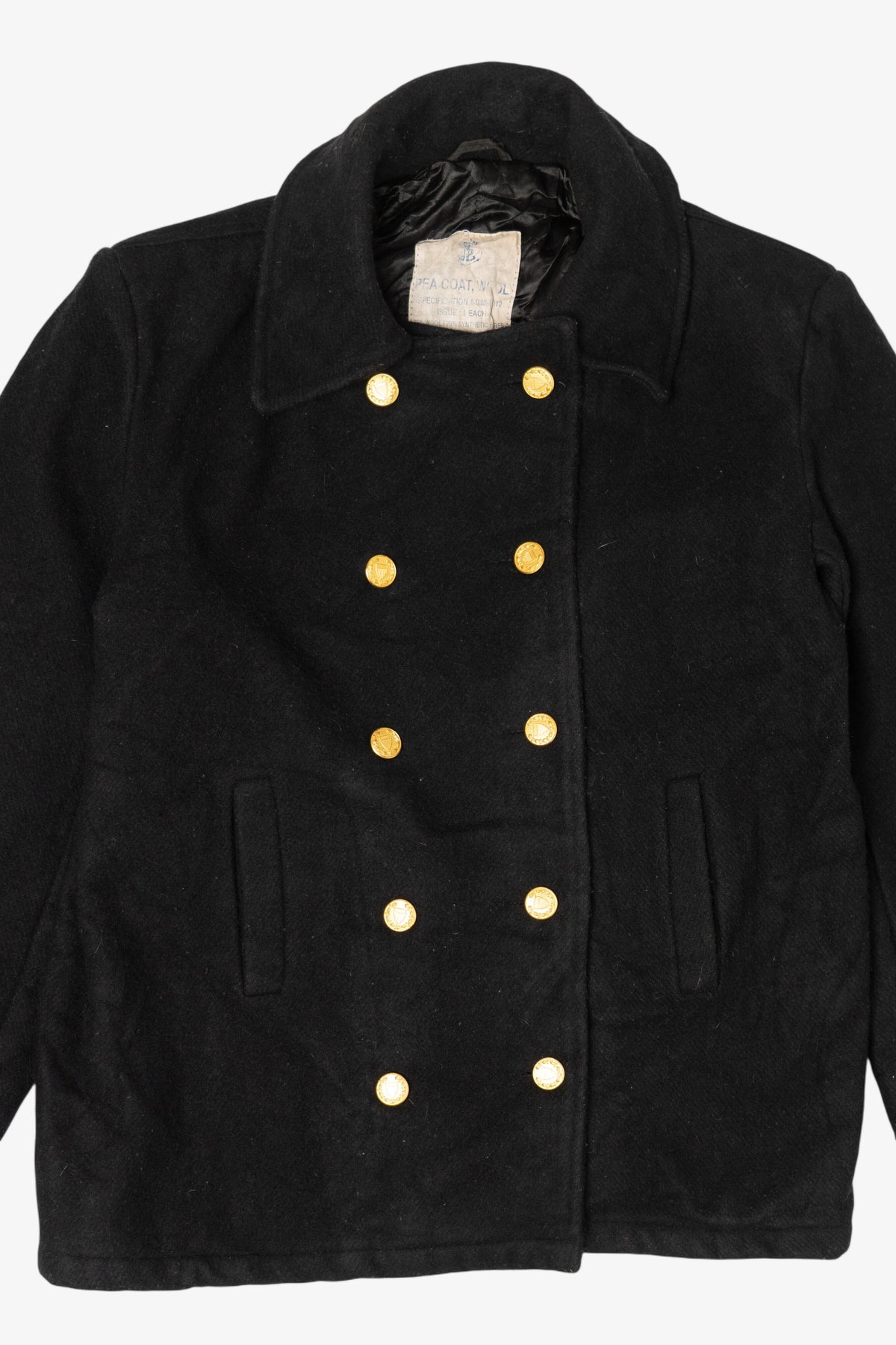 Vintage Navy Officer Style Peacoat (1990s)