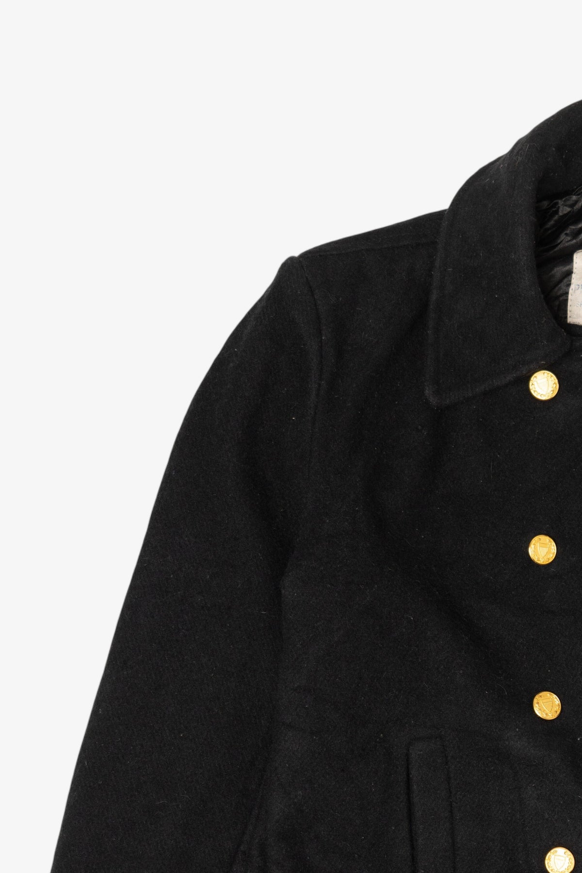 Vintage Navy Officer Style Peacoat (1990s)