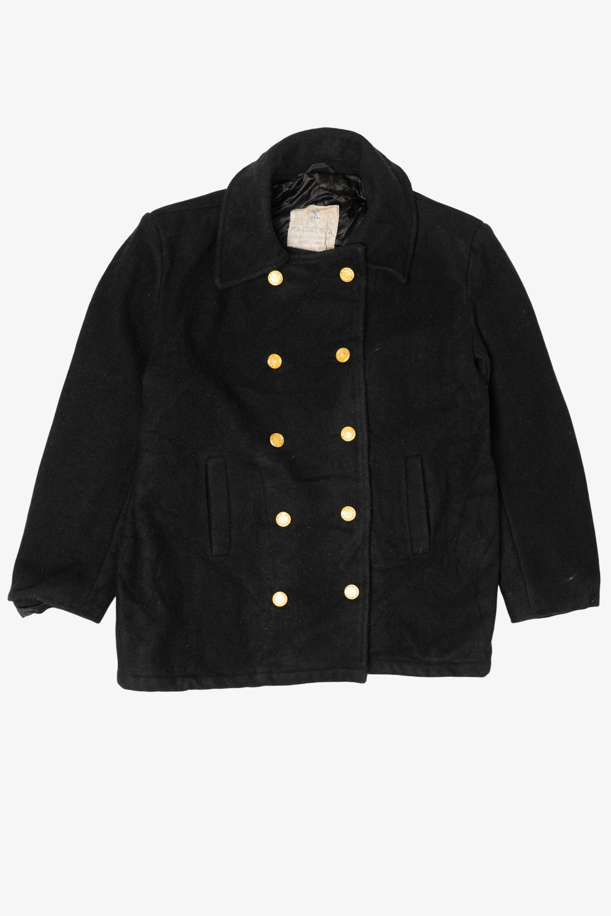 Vintage Navy Officer Style Peacoat (1990s)