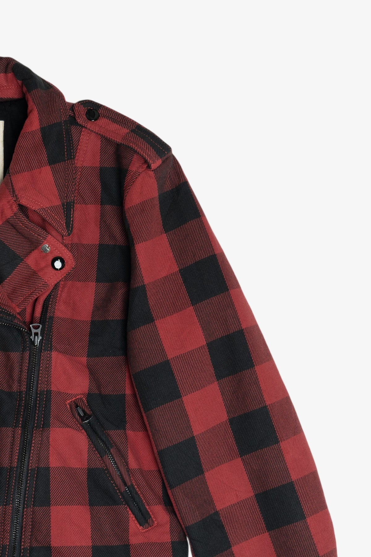 Ralph Lauren Denim & Supply Buffalo Plaid Moto Zip Jacket (2010s)
