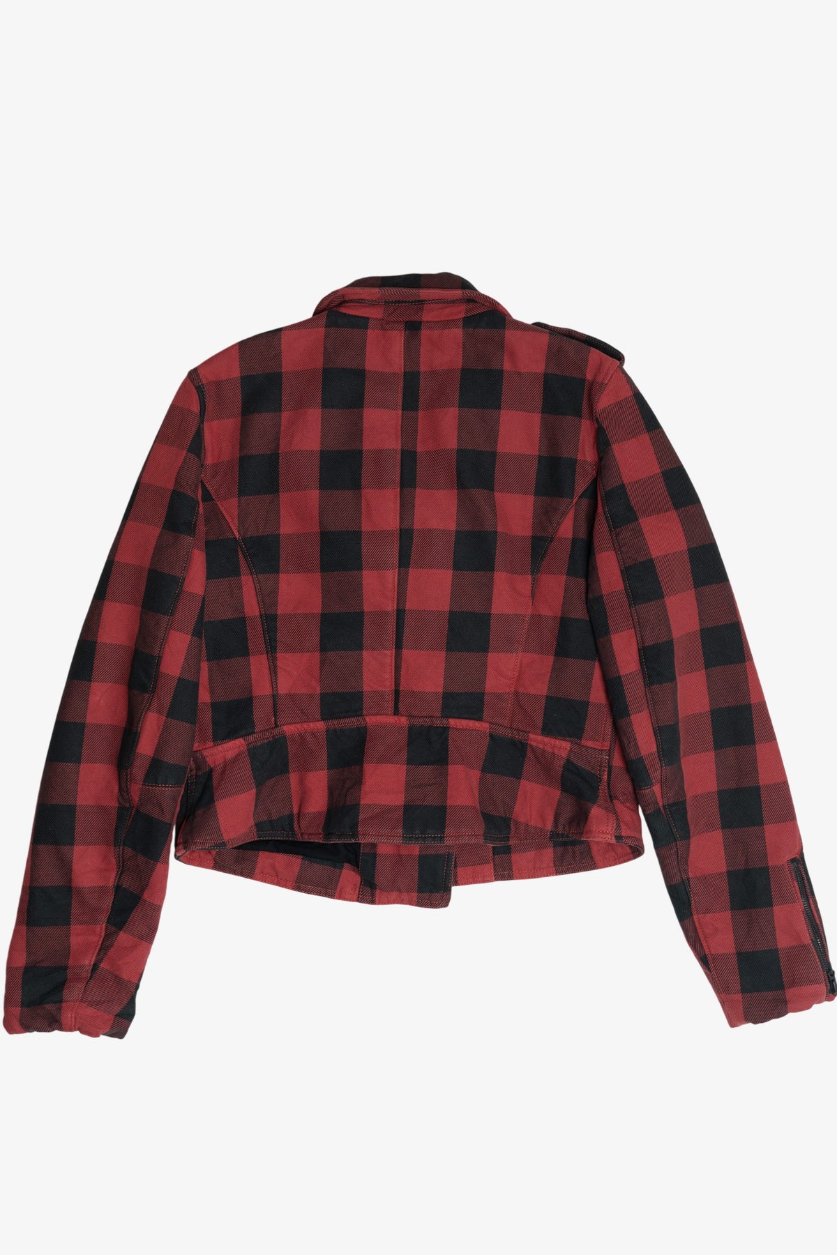 Ralph Lauren Denim & Supply Buffalo Plaid Moto Zip Jacket (2010s)