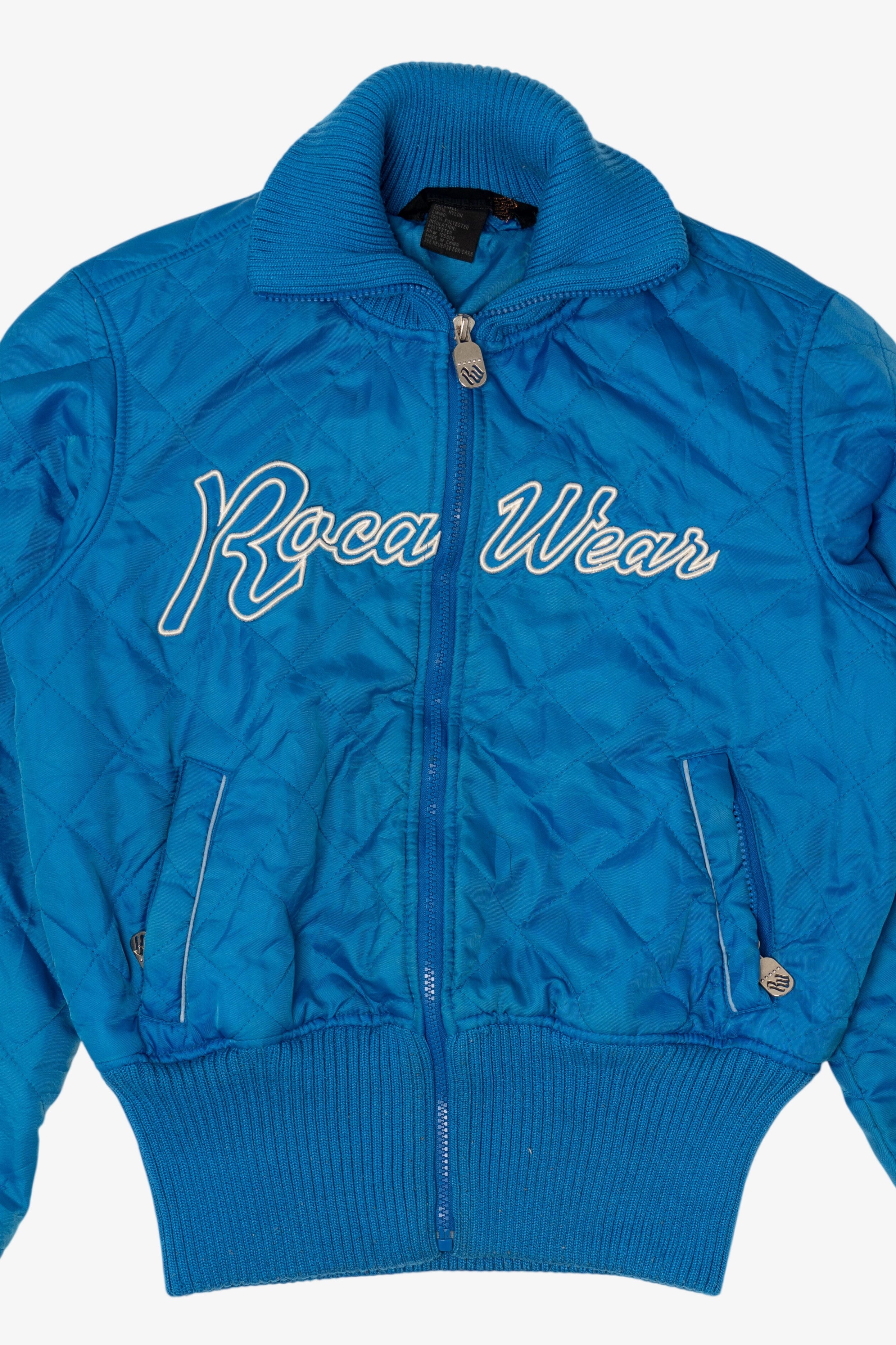 Vintage Y2k Blue Rocawear Bomber Quilted Jacket (2000s) – Ragstock
