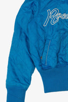 Vintage Y2k Blue Rocawear Bomber Quilted Jacket (2000s)
