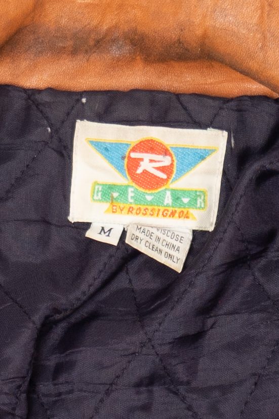 Vintage Black Rossignol Elbow Pads Bomber Jacket (1990s)