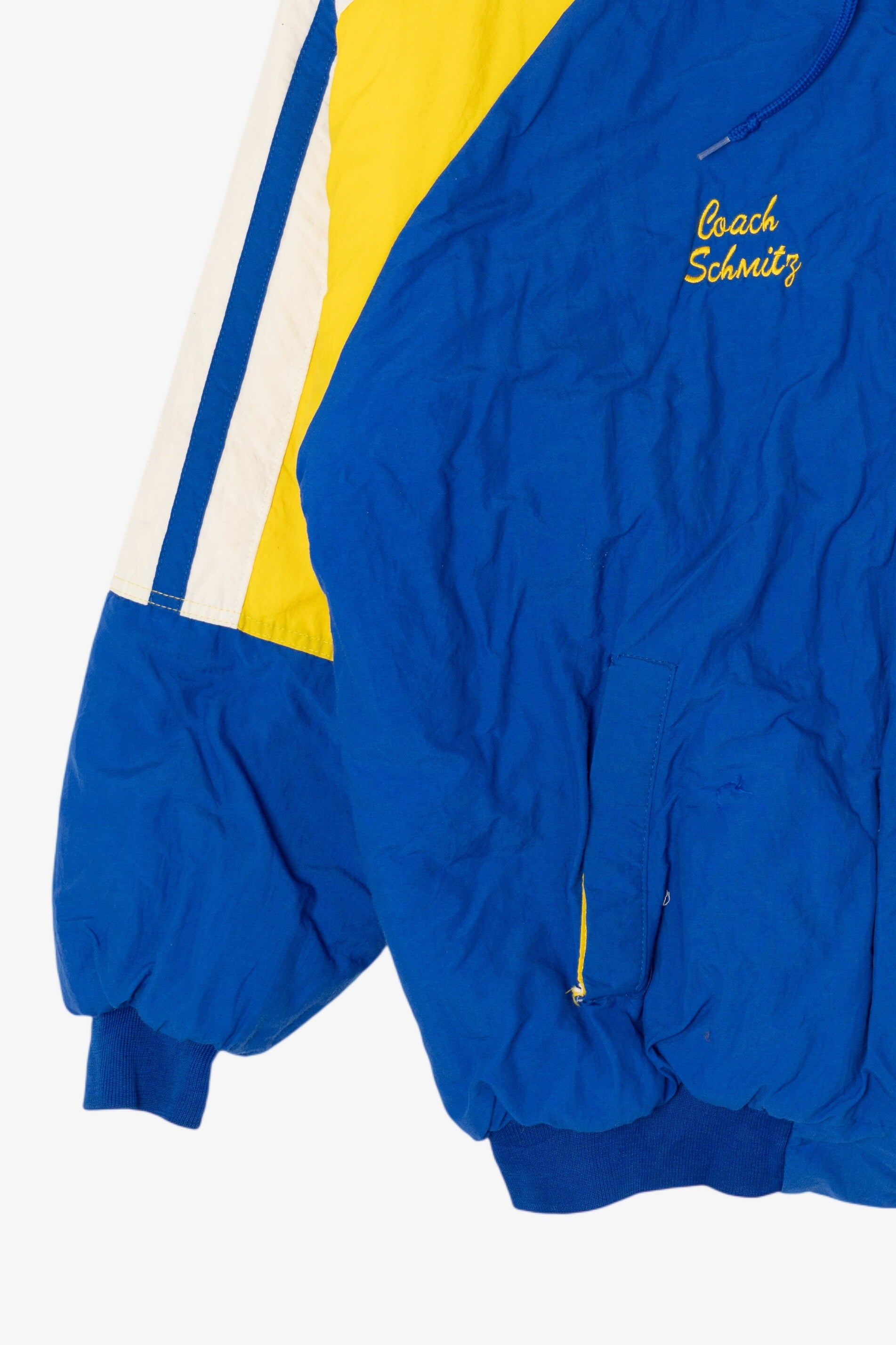 Vintage Blue Swingster Mukwonago Football Coach's Puffer Jacket (1990s)