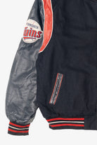 Vintage Minnesota Twins Chenille Patch Leather Sleeve Varsity Jacket (1990s)