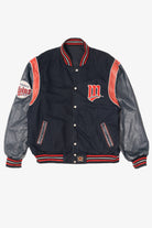Vintage Minnesota Twins Chenille Patch Leather Sleeve Varsity Jacket (1990s)