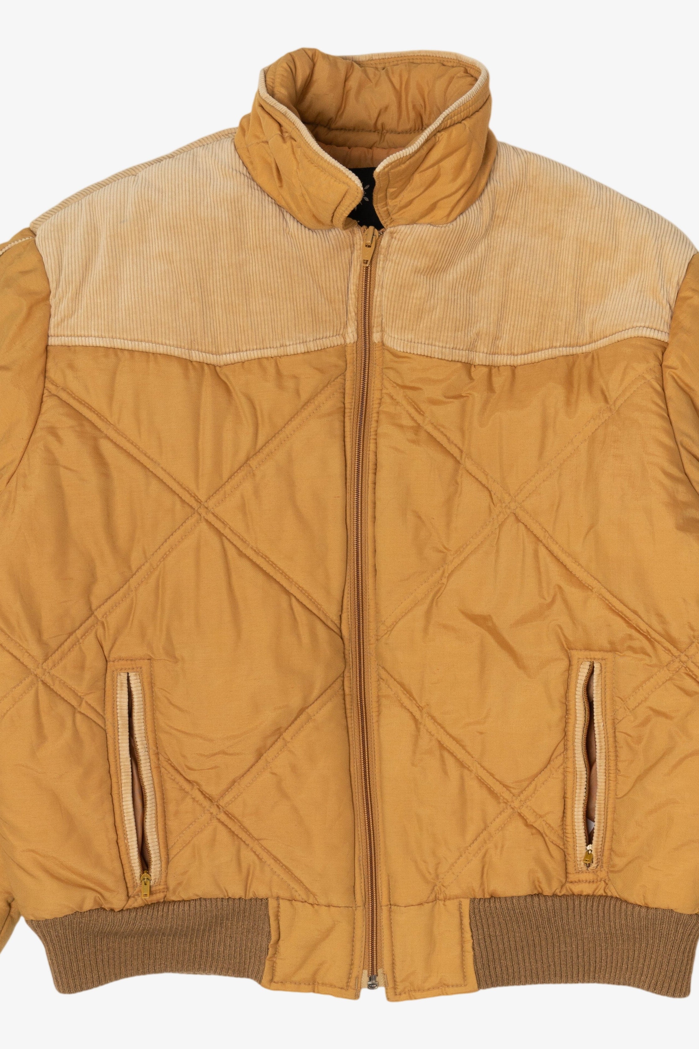 Vintage Yellow Sigallo Quilted Jacket (1980s)
