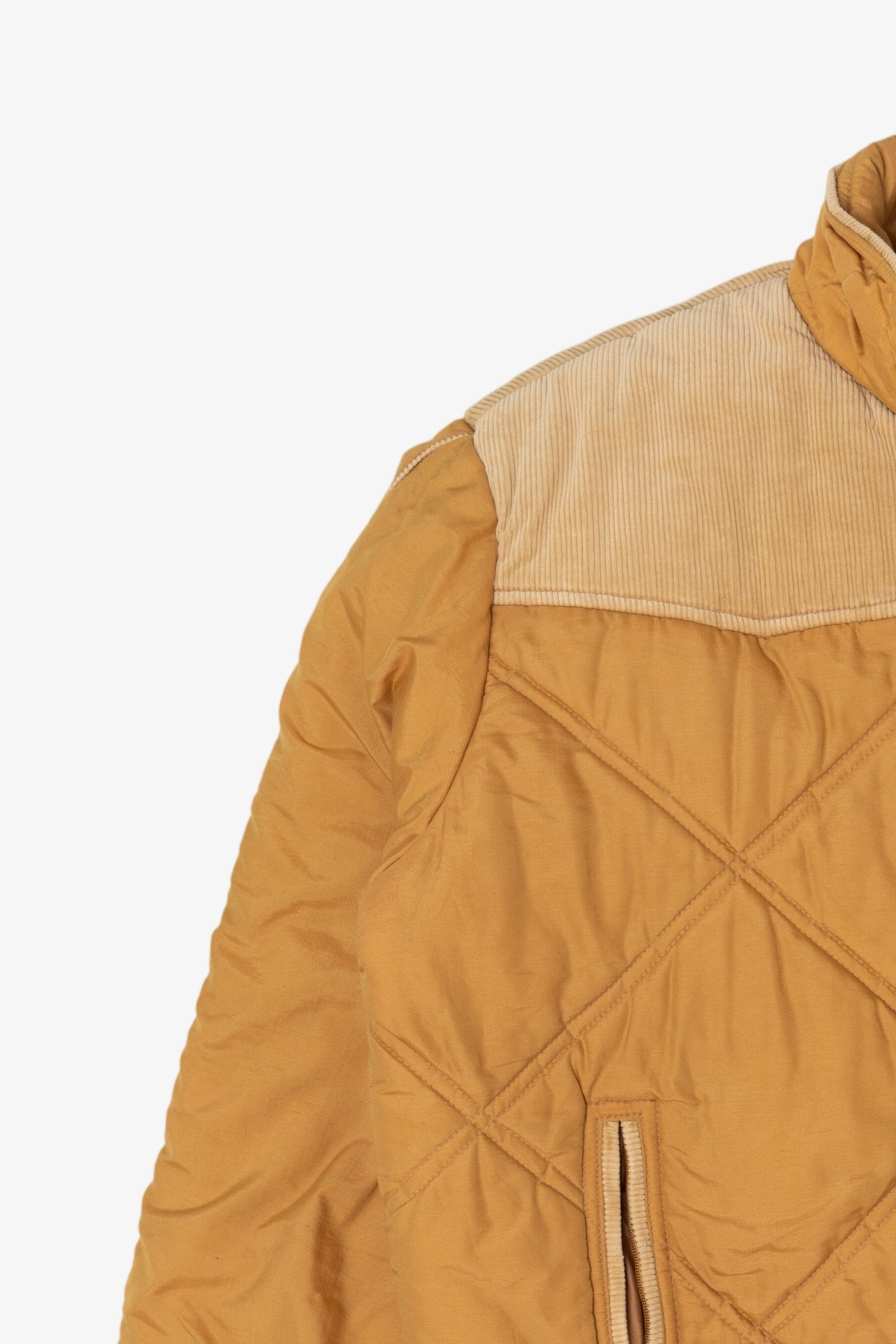 Vintage Yellow Sigallo Quilted Jacket (1980s)