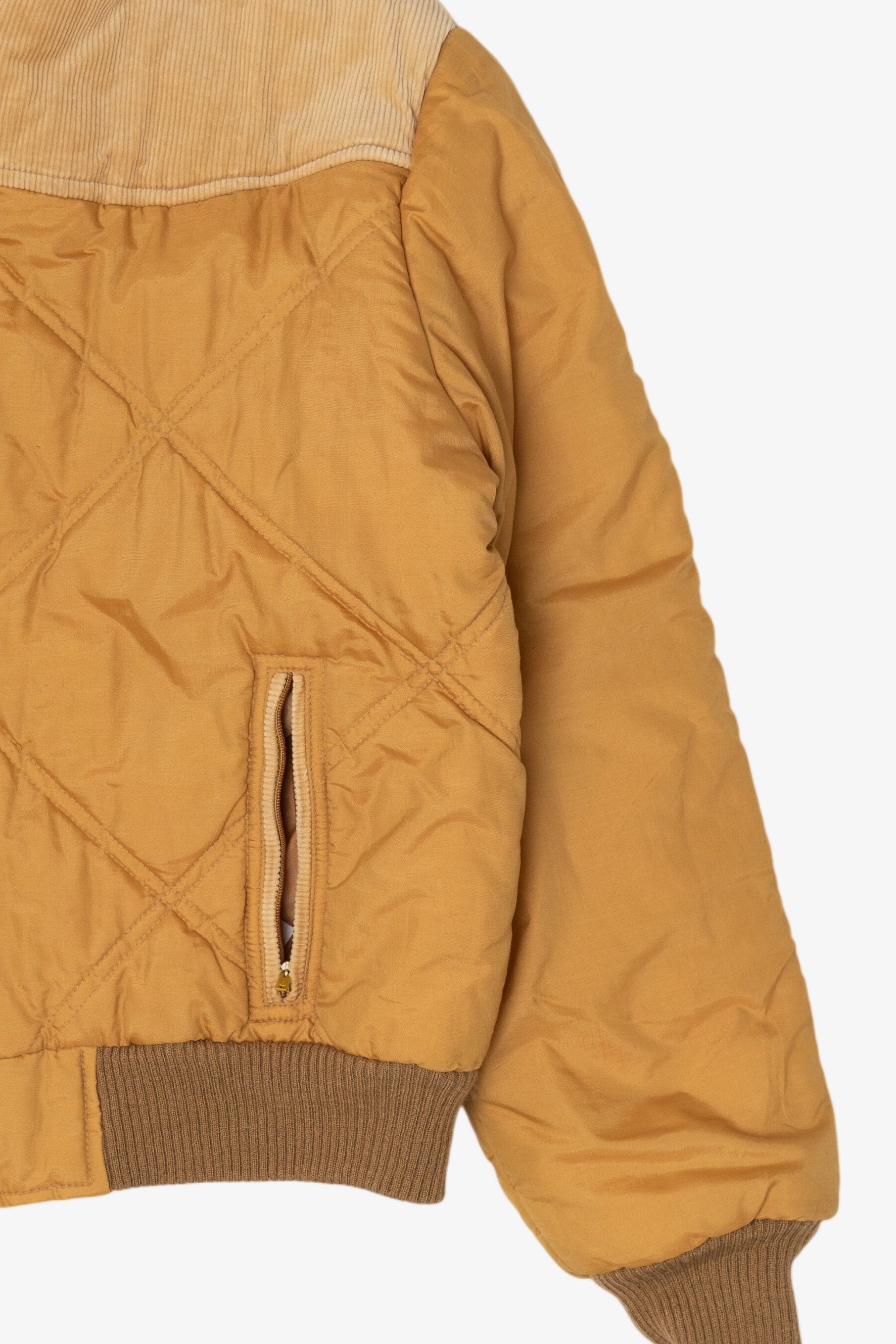 Vintage Yellow Sigallo Quilted Jacket (1980s)