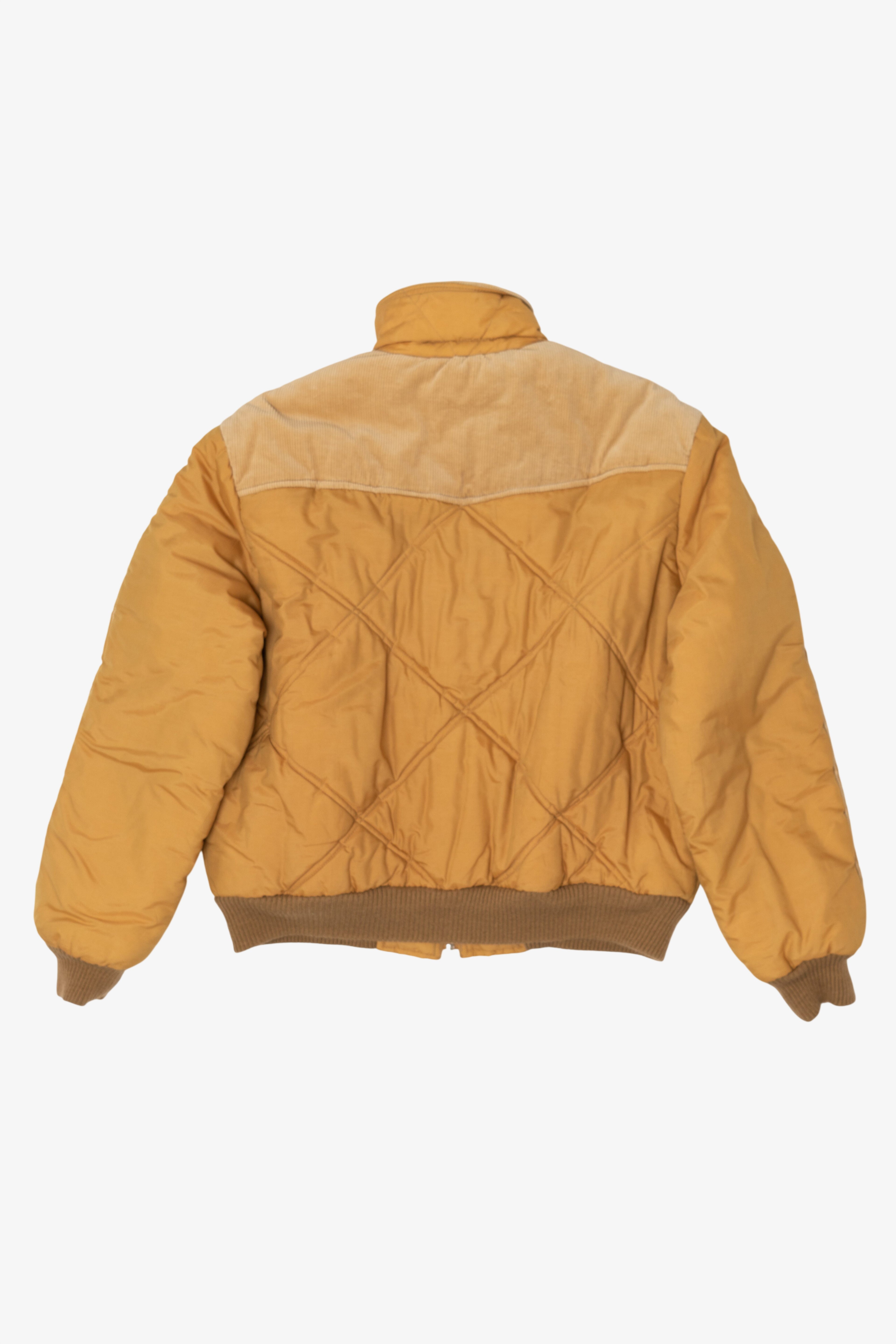 Vintage Yellow Sigallo Quilted Jacket (1980s)