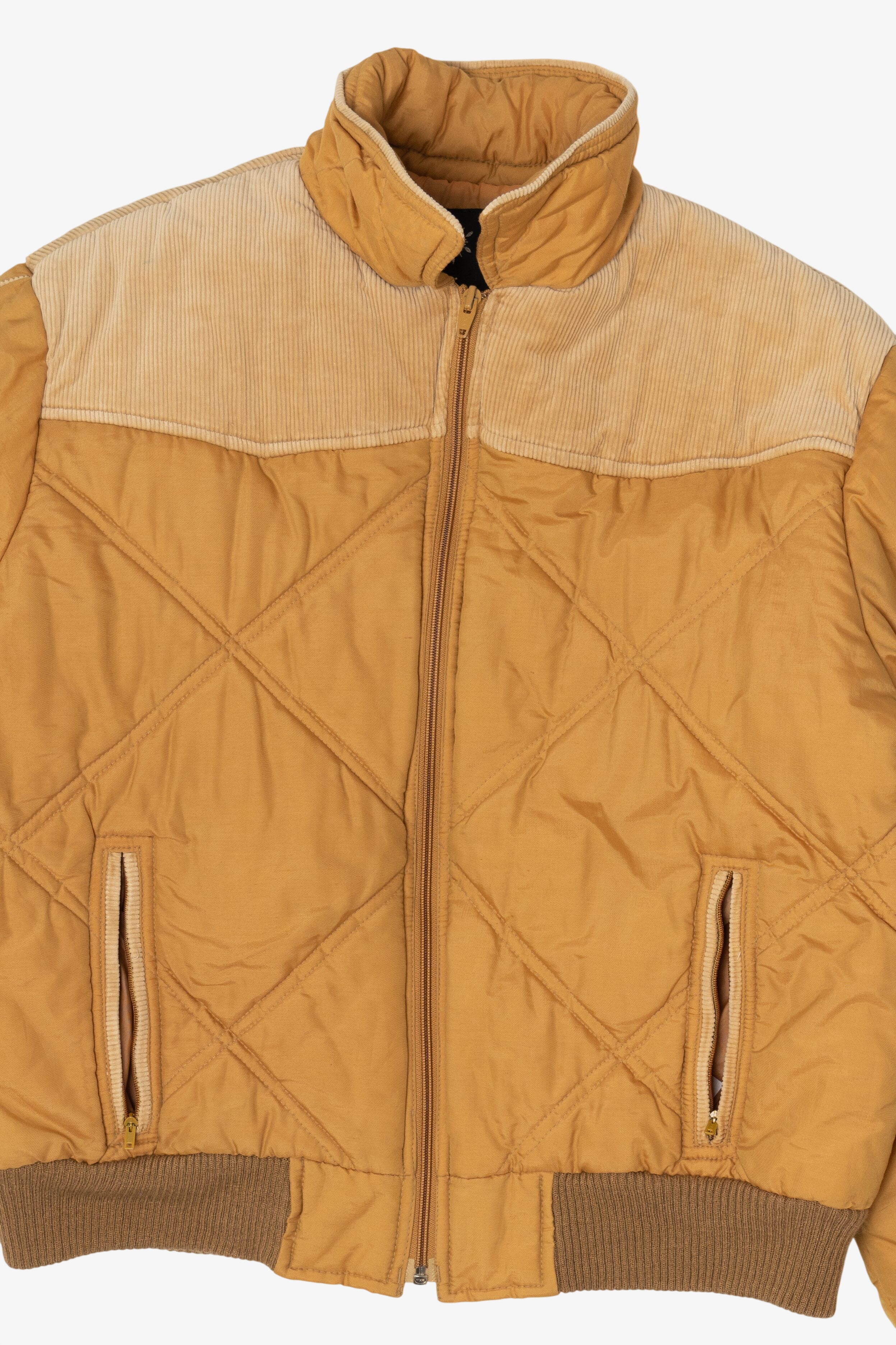 Vintage Yellow Sigallo Quilted Jacket (1980s)