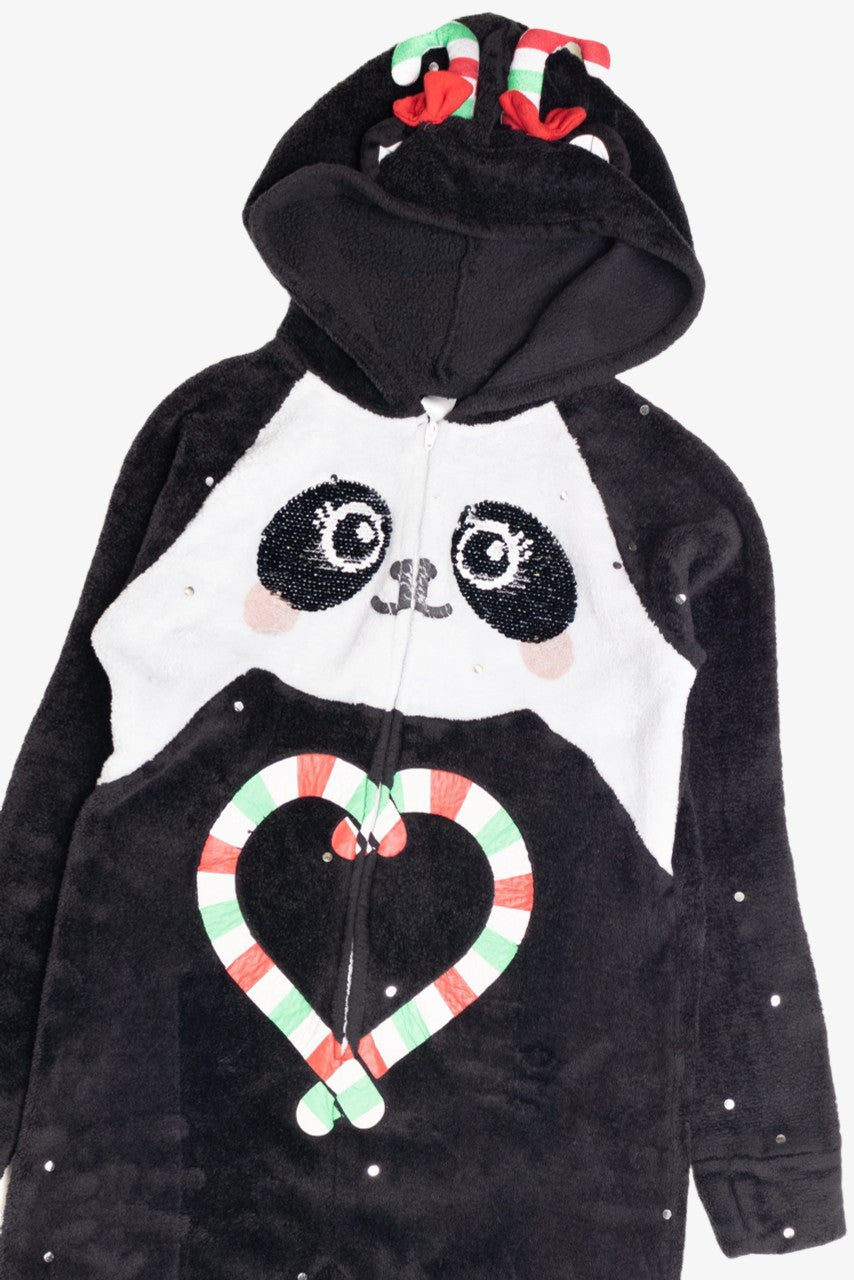 Kids' Christmas Panda Onesie