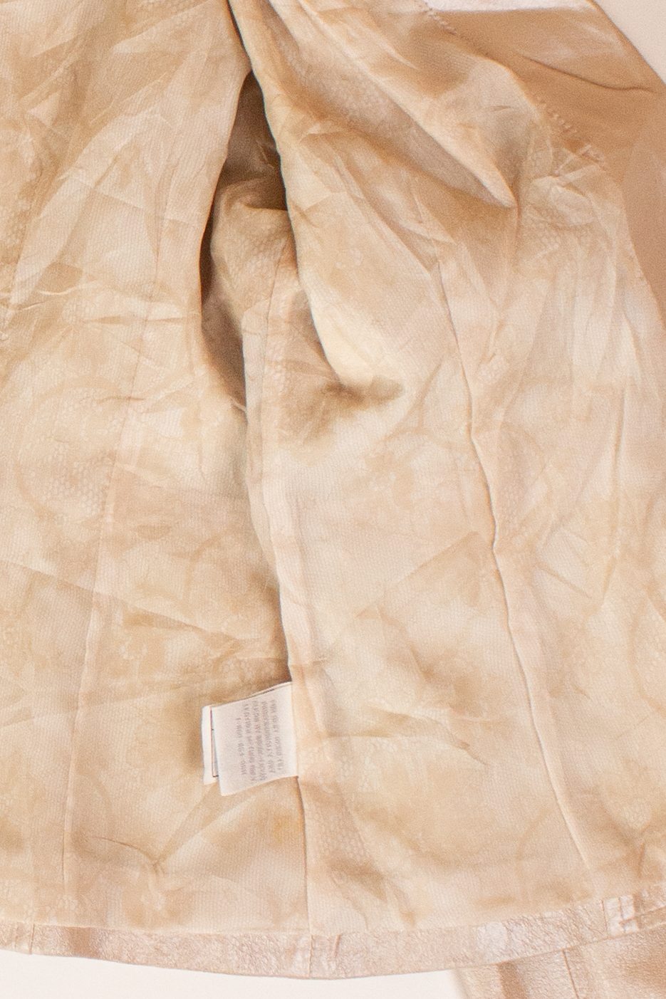 Champagne Worthington Leather Jacket (2000s)