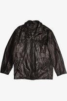 Vintage Dark Brown Roundtree & Yorke Leather Jacket (2000s)