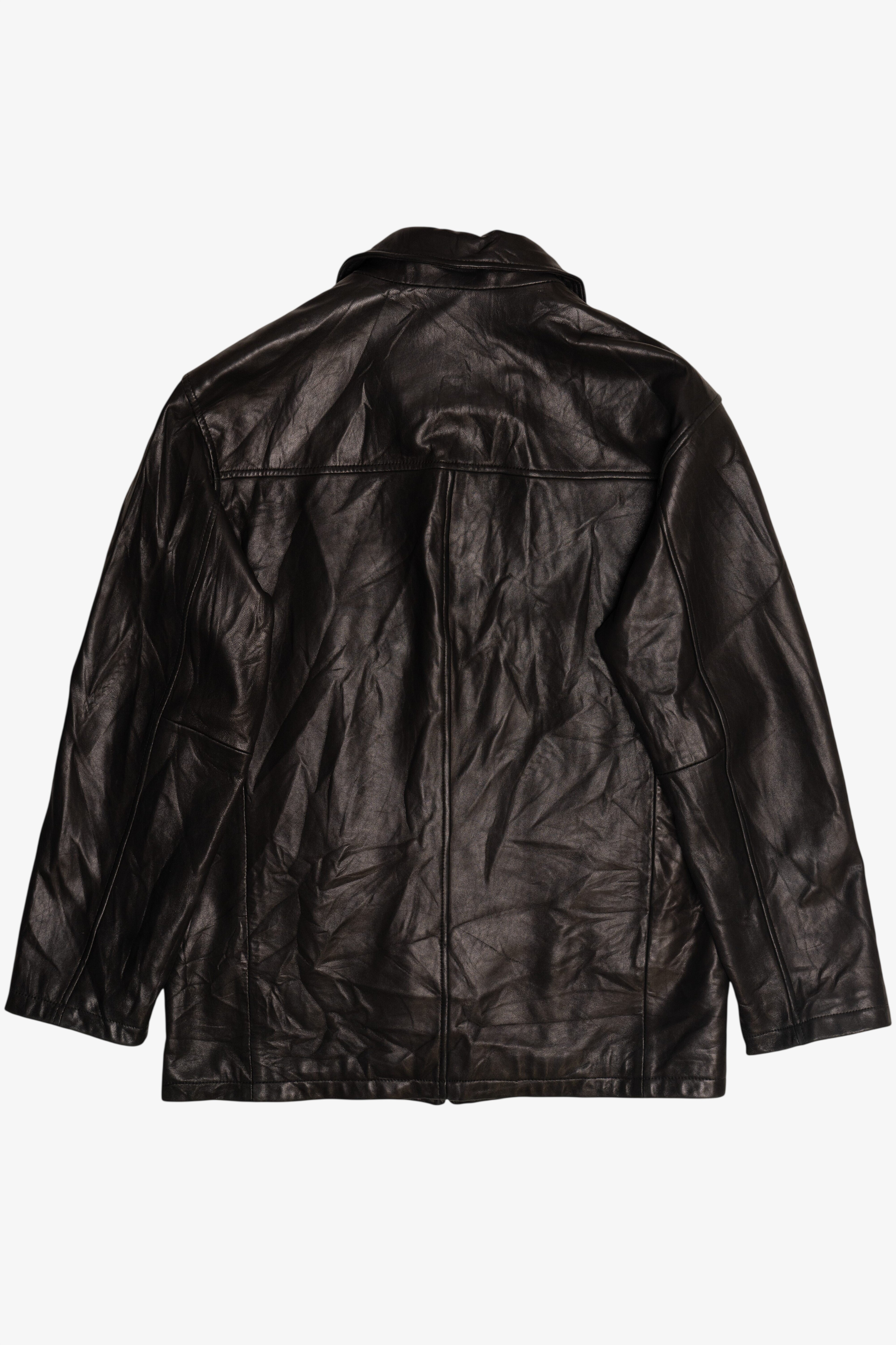 Vintage Dark Brown Roundtree & Yorke Leather Jacket (2000s)